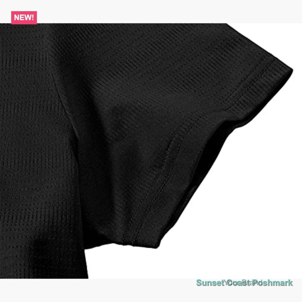 Quick-Dry Polyester Elastane V-Neck Polo Shirt fo… - image 5